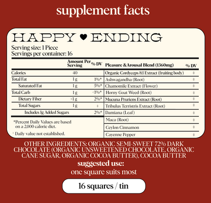 Discovery Set - Brainstorm, Nightcap, Party Trick and Happy Ending Functional Mushroom Chocolates